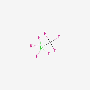 Chemical structure of Potassium Trifluoro(trifluoromethyl)borate