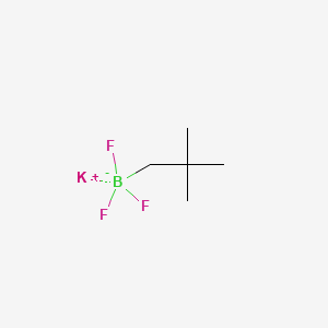 Chemical structure of Potassium trifluoro(neopentyl)borate