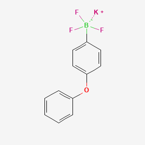 Chemical structure of potassium trifluoro(4-phenoxyphenyl)borate