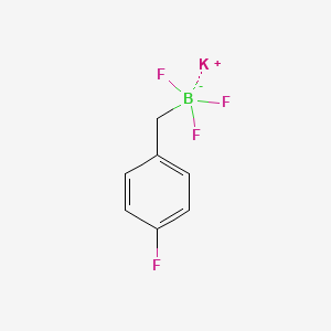 Chemical structure of Potassium Trifluoro(4-fluorobenzyl)borate