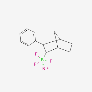 Chemical structure of Potassium trifluoro(3-phenylbicyclo[2.2.1]heptan-2-yl)borate