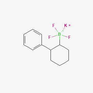 Chemical structure of Potassium trifluoro(2-phenylcyclohexyl)borate