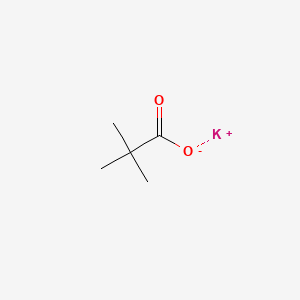 Chemical structure of Potassium Pivalate