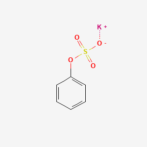 Chemical structure of Potassium Phenyl Sulfate