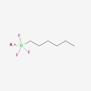 Chemical structure of Potassium Hexyltrifluoroborate