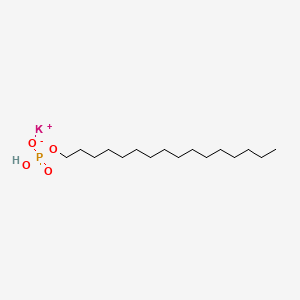 Chemical structure of Potassium Cetyl Phosphate