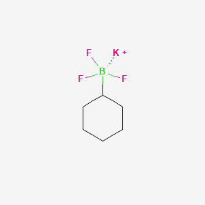 Chemical structure of Potassium cyclohexyltrifluoroborate