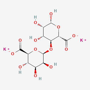 Chemical structure of POTASSIUM ALGINATE