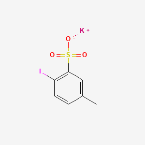 Chemical structure of Potassium 2-Iodo-5-methylbenzenesulfonate