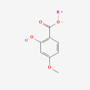 Chemical structure of Potassium methoxysalicylate