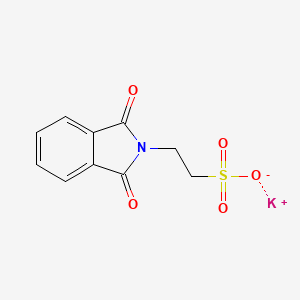 Chemical structure of Potassium 2-(1,3-dioxoisoindolin-2-yl)ethanesulfonate