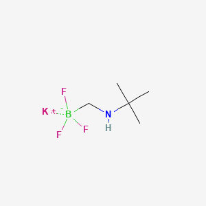 Chemical structure of Potassium (t-butylaminomethyl)trifluoroborate