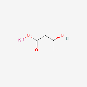 Chemical structure of Potassium (R)-3-hydroxybutanoate