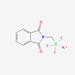 Chemical structure of Potassium (Phthalimidomethyl)trifluoroborate