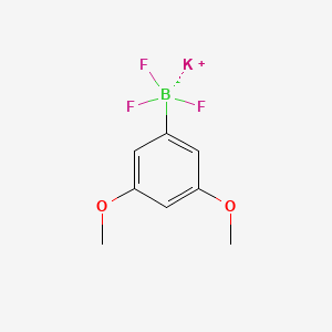Chemical structure of Potassium (3,5-dimethoxyphenyl)trifluoroborate