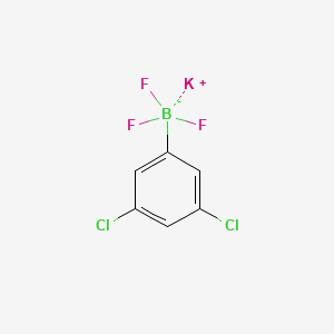 Chemical structure of Potassium 3,5-dichlorophenyltrifluoroborate