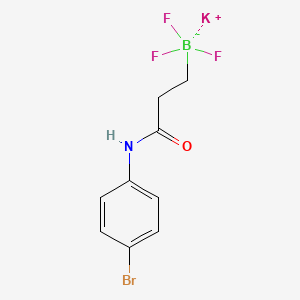 Chemical structure of Potassium (3-((4-bromophenyl)amino) -3-oxopropyl)trifluoroborate