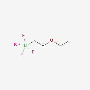 Chemical structure of Potassium (2-ethoxyethyl)trifluoroborate