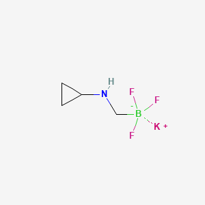 Chemical structure of Potassium ((cyclopropylamino)methyl)trifluoroborate