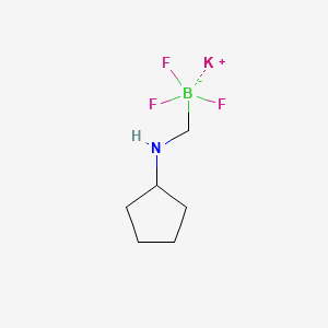 Chemical structure of Potassium ((cyclopentylamino)methyl)trifluoroborate