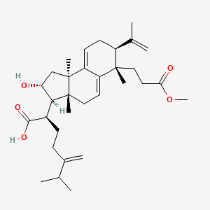 Chemical structure of Poricoic acid AM