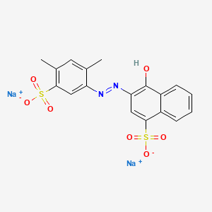 Chemical structure of Ponceau SX