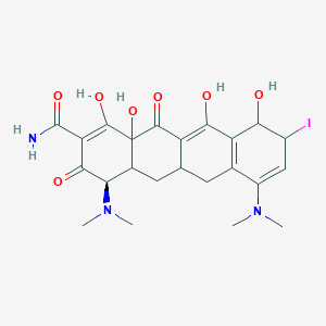 Chemical structure of Pomalidomide-PEG2-butyl iodide