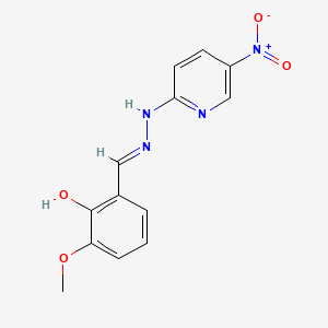 Chemical structure of Pomalidomide-7-NH2