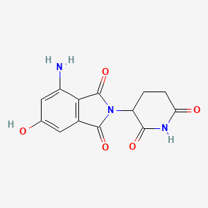 Chemical structure of Pomalidomide-6-OH