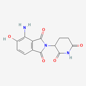 Chemical structure of Pomalidomide-5-OH