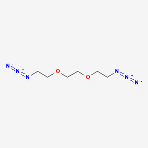 Chemical structure of Polyoxyethylene bis(azide)
