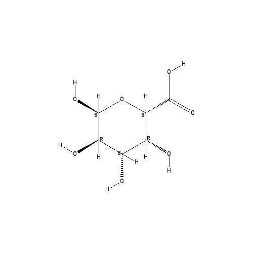 Chemical structure of Polygalacturonic acid sodium salt