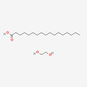 Chemical structure of Poly(ethylene glycol) distearate