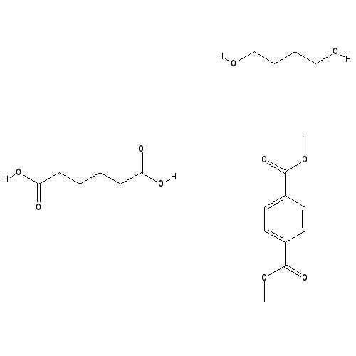 Chemical structure of Poly(butylene adipate-co-terephthalate); PBAT