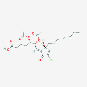 Chemical structure of Poly(Bisphenol A-co-epichlorohydrin) glycidyl end-capped