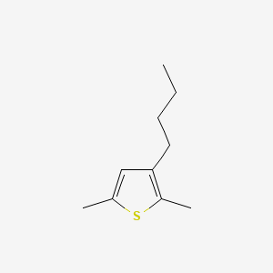 Chemical structure of Poly(3-butylthiophene-2,5-diyl)
