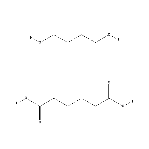 Chemical structure of Poly(1,4-butylene adipate)