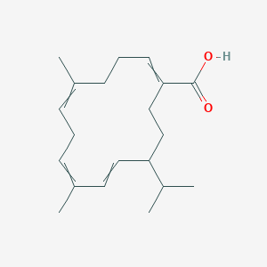 Chemical structure of Poilaneic acid