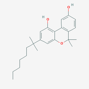 Chemical structure of p-O-Farnesylcoumaric acid