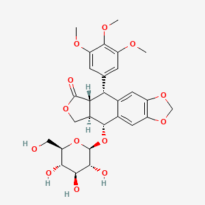 Chemical structure of Podophyllotoxin glucoside