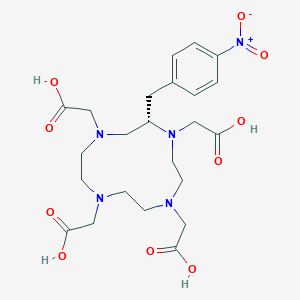 Chemical structure of p-NO2-Bn-DOTA