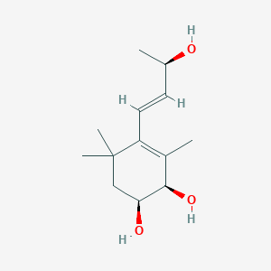 Chemical structure of Plucheoside B aglycone