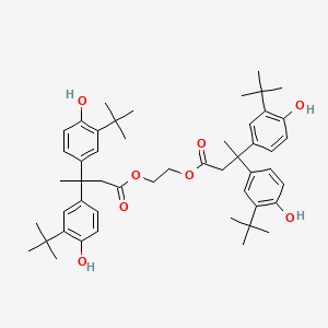 Chemical structure of Plastic additive 08