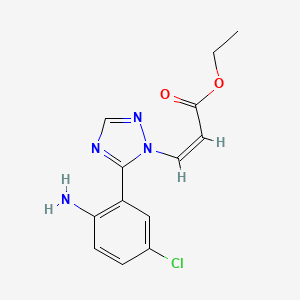 Chemical structure of PKF050-638