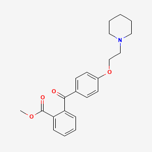 Chemical structure of Pitofenone