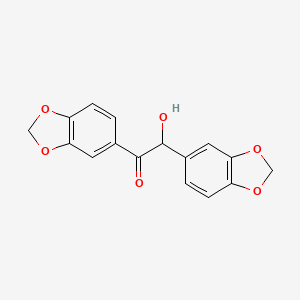 Chemical structure of Piperoin