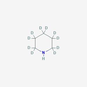 Chemical structure of Piperidine-d10