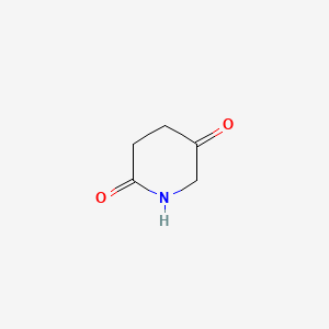 Chemical structure of 2,5-Piperidinedione