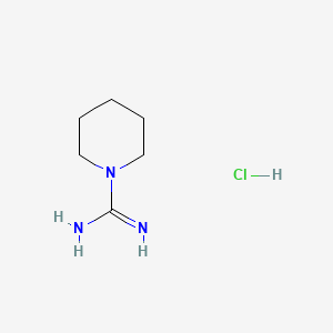 Chemical structure of Piperidine-1-carboximidamide hydrochloride