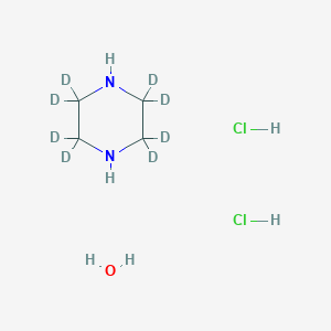 Chemical structure of Piperazine-d8 Dihydrochloride